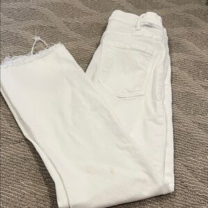 Mother The Hustler Ankle Fray Jean size 27